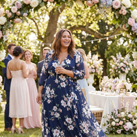 Robes africaines pour femmes, vêtements grande taille, robe maxi à imprimé floral personnalisé, col en V, manches courtes, coupe évasée, tissu extensible, ODM S-5XL