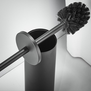 Porte-<span class=keywords><strong>brosse</strong></span> de toilette moderne en acier inoxydable noir Porte-<span class=keywords><strong>brosse</strong></span> de salle de bain <span class=keywords><strong>Brosse</strong></span> de nettoyage de salle de bain - Product Image 3
