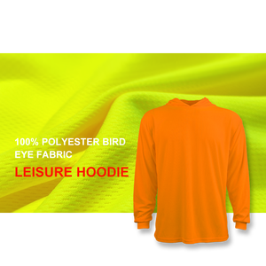 Customized Logo and Label Multiple Color Breathable Bird Eye Leisure Hoodie for Man and Woman