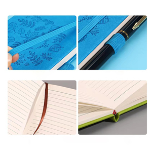 Promotional A6 Customized LOGO Printed School Pocket Portable Notebooks With PU Leather Journal for Office Gift - Product Image 2