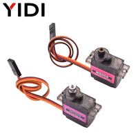 Mini servomoteur MG90S avec engrenages métalliques et en plastique, micro servomoteur MG90 180 360 pour avions RC, modèles d'avions à aile fixe