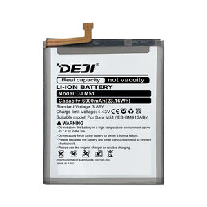 Batería de repuesto DEJI, baterías digitales para <span class=keywords><strong>Samsung</strong></span> Galaxy <span class=keywords><strong>M51</strong></span> M515F, batería auténtica de 6000mAh - Product Image 1
