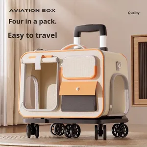 Sac de <span class=keywords><strong>transport</strong></span> portable <span class=keywords><strong>pour</strong></span> <span class=keywords><strong>chat</strong></span> et chien en toile Oxford, sac à dos poussette <span class=keywords><strong>pour</strong></span> animaux de compagnie avec fermeture éclair, <span class=keywords><strong>valise</strong></span> capsule spatiale <span class=keywords><strong>pour</strong></span> animaux - Product Image 4