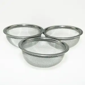 24 30 40 60 80 mesh 1/2 inch stainless steel filter screen bowl for oilfield pipeline filters