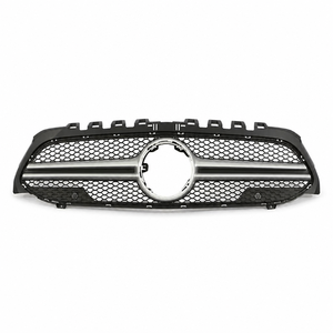 Calandre avant <span class=keywords><strong>Mercedes</strong></span> Classe A W177 2019-2023+ <span class=keywords><strong>4</strong></span> styles Ciel étoilé Vertical GT AMG Bra en plastique ABS, ajustement direct, plusieurs couleurs - Product Image 6