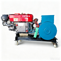 Générateur diesel à châssis ouvert 220 kW 275 kVA, moteur QSL8.9 G34, 6 cylindres, refroidissement par eau, triphasé