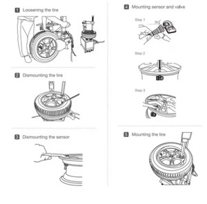 Chery yeni Chery <span class=keywords><strong>2</strong></span>/3X için 802000121AA lastik basıncı izleme sensörü - Product Image 6