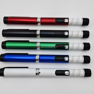 Eco-Friendly Reusable Metal Beauty <b>Pen</b> with Glass Vial and Rubber Stopper for Manual Skin Care Liquid Delivery - Product Image 2