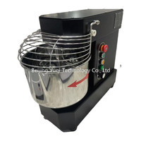 Commercial 15L Spiral Dough Mixer for Bakery, Pizza Shop & Small Business Mobile Cart Bread Cake Dough Kneading Equipment