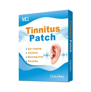 Produk penjualan terbaik tinnitus perca perawatan kesehatan patch hearing patch bantuan earache 12pcs herbal alami