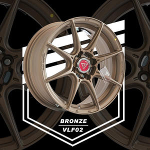 Rueda Sansheng VLF02 de Aleación de Aluminio Dorada de 8 Radios, Modificación por Moldeo por Centrifugación para Mercedes-Benz y Honda Accord 03, y Personalizada - Product Image 3