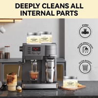 Tablettes Nettoyantes Multi-fonctions pour Machines à Café Janix – Détergent Détartrant 80% pour un Nettoyage Rapide et Efficace des Machines