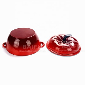 Casserole <span class=keywords><strong>en</strong></span> <span class=keywords><strong>fonte</strong></span> émaillé <span class=keywords><strong>en</strong></span> forme <span class=keywords><strong>de</strong></span> légumes, pot tomate, pour décor <span class=keywords><strong>de</strong></span> cuisine, four néerlandais - Product Image 5