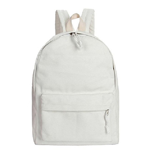 Handmade Túi vải trắng Ba lô bán buôn dropship, người phụ nữ da trắng thời trang Ba lô vải, đồng bằng vải Ba lô Túi ba lô - Product Image 6