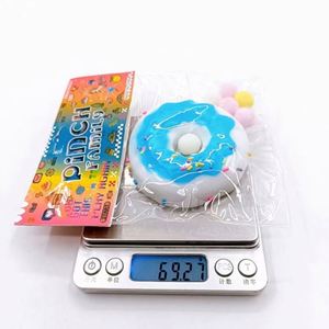 Juguetes Blandos de Mochi Donut al por Mayor, Juguetes Antiestrés Elásticos de TPR Suave con Purpurina, Lindos y Divertidos para Niños - Product Image 3