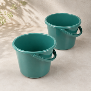 Seau utilitaire compact en plastique de 5 L, fabriqué en résine de haute qualité pour le nettoyage domestique - Product Image 2