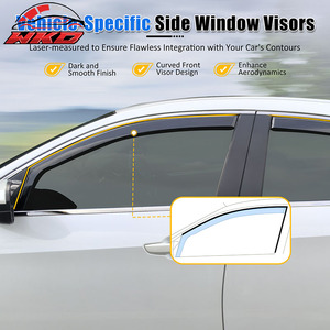 Viseras para Ventanas de BMW F15 X5 F85 X5M 14-18, Deflectores de PC Inyectado, Protección Lateral para Ventanas de Puerta de Coche - Product Image 3