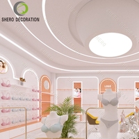 Estantes de Exhibición de Lencería Personalizados de Lujo para Mujer, Gabinete de Tienda de Lencería, Ropa Interior Sexy, Muebles de Decoración