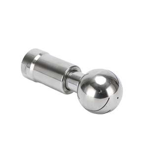 CHENGTONG Paslanmaz Çelik Hijyenik Gıda Sınıfı Parlak İpek Vidalı Döner Temizleme Topları Altıgen Başlı Özel Montaj Delikli CIP - Product Image 4