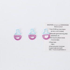 Kẹp Giấy Hình Quả Táo Và Chai Hai Màu - Product Image 2