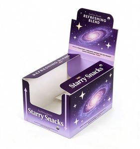 Custom <b>Print</b> <b>Design</b> Recyclable Folding Box with Matt Lamination & Embossing for Retail Store Food Display & Product <b>Packaging</b> - Product Image 2
