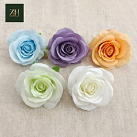 Großhandel Seidenrosen-Blütenköpfe Künstliche Rosen für Hochzeits-Blumenwand Bogen-Dekoration Vietnam Thailand Kambodscha