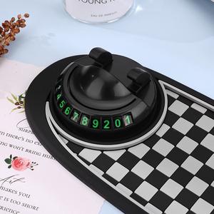 Alfombrilla Antideslizante Multifuncional Naranja para el Tablero del Automóvil, Soporte Universal para Teléfono Móvil, Placa <span class=keywords><strong>de</strong></span> Número <span class=keywords><strong>de</strong></span> Estacionamiento Temporal - Product Image 5