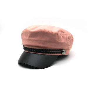 새로운 고품질 캐주얼 모자 남자 여자 코 튼 베레모 플랫 모자 캡틴 모자 트럭 빈티지 블랙 스포츠 아빠 뼈 남성 - Product Image 6