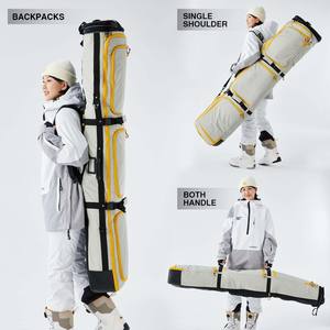 Échantillon gratuit Sac de snowboard rembourré imperméable à grande capacité avec roues Sac de sport personnalisé pour snowboard unique pour le ski - Product Image 5