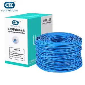 Cable Manufacturers Low Price 1000ft Outdoor Network Cable Cat6 UTP FTP SFTP Cat6e Ethernet Lan CCTV Camera Cable