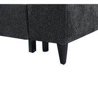 Canapé-lit d'angle en tissu de luxe, confortable et moderne, avec rangement, en forme de I, pour grossistes - Vente chaude
