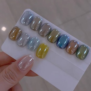 Cristal plaqué scintillant à ongles en poudre Aurora haute brillance avec clair de lune translucide pour fournitures d'ongles à effet miroir magique - Product Image 3