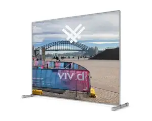 Self Standing Wall Amount Backdrops Pull Up Banners Stretch Fabric Media Walls