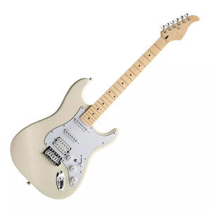 HUASHENG Guitare électrique 39 pouces Jet Gloss Gopherwood ST OEM 6 cordes d'acier pour débutant professionnel - Product Image 1