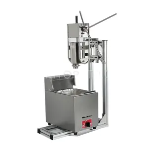 Macchina per Churros in acciaio inossidabile e friggitrice a Gas Churro Filler Maker attrezzatura per Snack all'ingrosso 3L manuale spagnolo Churros Maker