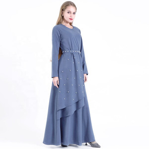 SIPO Abaya Dubai-vestido largo elegante para mujer, vestido largo turco, ropa islámica para mujer musulmana - Product Image 3