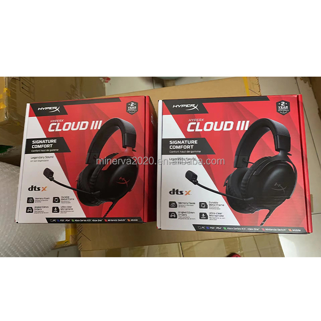 2025 New HyperX Cloud 3 III Gaming Wire Headset With HiFi 7.1 Surround Sound Microphone Gaming Headphone for PC PS4 Cloud 3 III