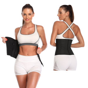 Dropshipping Ceinture amincissante respirante en maille d'os d'acier pour Faja Fat Burner Belly Trimmer Trainer Stretchable Sheath - Product Image 1