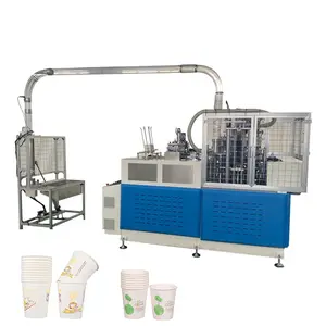 Nieuwjaarsverkoop Automatische Goedkope Prijs Plc Controle Papier Cup Making Machine Papier Cup Productielijn