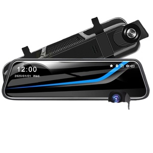 Specchietto Retrovisore DVR 10 Pollici con Registratore Dash Cam 1080P, Telecamera Posteriore per Auto, Registratore con Lente 2.5D, Scatola Nera per Auto - Product Image 1