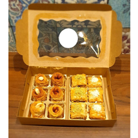 Cadeau de luxe Dattes vides Baklava Dessert Pâtisserie Baklava Boîtes Emballage