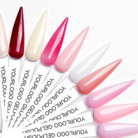 Base de vernis gel UV nude vegan 15 ml sans résidu, application en une étape, tenue 4 semaines, pour usage professionnel en salon, fournitures pour ongles