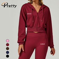Nouveau sweat-shirt à capuche zippé pour femme, coupe genou, uni, coupe-vent, chaud, polyvalent, style décontracté, pour activités de plein air et sport