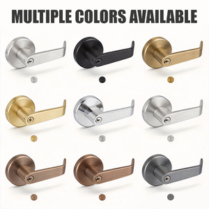 Manija de Puerta TIANYI Moderna de Acero Inoxidable Cepillado, de Alta Resistencia, Níquel Satinado, Cerradura para Puerta Interior con Llaves - Product Image 2