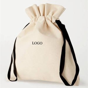 ถุงผ้าใส่รองเท้าแบบมีเชือกผูก ทำจากผ้าแคนวาสและผ้าฝ้าย - Product Image 1