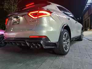 Kits de carrosserie en fibre de carbone de haute qualité style LD pour <span class=keywords><strong>Maserati</strong></span> <span class=keywords><strong>Levante</strong></span> : Nouvelle lèvre avant, pare-chocs, lèvre arrière, lame de garde-boue, diffuseur de pare-chocs - Product Image 3