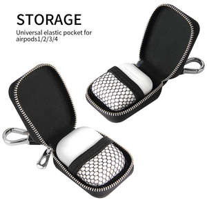 Nueva llegada de moda a prueba de golpes Pu cuero auricular funda para <span class=keywords><strong>Airpods</strong></span> <span class=keywords><strong>Pro</strong></span> 3 <span class=keywords><strong>2</strong></span> <span class=keywords><strong>Bluetooth</strong></span> auriculares funda protectora para <span class=keywords><strong>Airpods</strong></span> 4 - Product Image 3