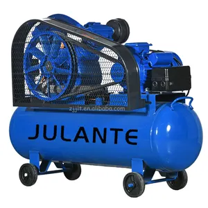 Industriële Luchtcompressor 100 Liter Zuiger Elektrische 4kw 5.5hp 8bar Riem Aangedreven Luchtcompressor