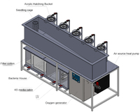 Incubateur automatique de poissons Qlozone pour l'éclosion des œufs, équipement d'aquaculture, système d'éclosion de poissons pour la reproduction de tilapias