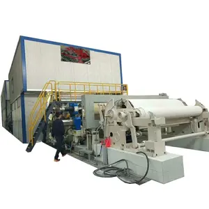 Used Exercise Book Newspaper Making Machine Used Office Paper Recycling Machine with Technical Support Speed 200 per minute